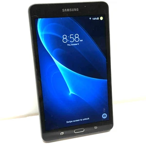 Samsung Galaxy Tab A WIFI 7" 8GB Tablet SM-T280 - Nero Buone condizioni usato - Foto 1 di 8