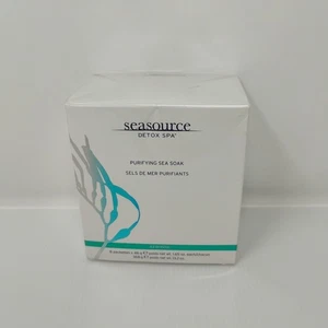 Arbonne Seasource Detox Spa Purifying Sea Soak 8 Sealed Packets New Sealed Box - Picture 1 of 7