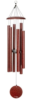 Corinthian Bells de Wind River - Carillón de viento con salpicaduras de rubí de 44 pulgadas para patio, baño... Foto 1 de 4