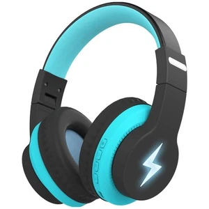 Kids Bluetooth Headphones, Colorful Wireless Over Ear Headset with LED Lights... - Picture 1 of 8