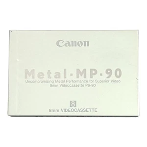 Canon 8mm Videocassette Metal MP-90 New Sealed P6-90 Video Cassette - Picture 1 of 2