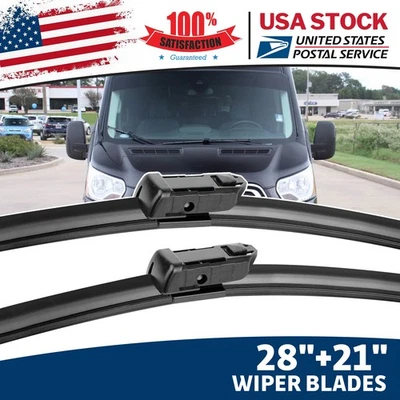 LIMPIAPARABRISAS 28"+ 21" DELANTERO IZQUIERDO Y DERECHO FORD TRANSIT-150/350 2015-2021 Foto 1 de 4