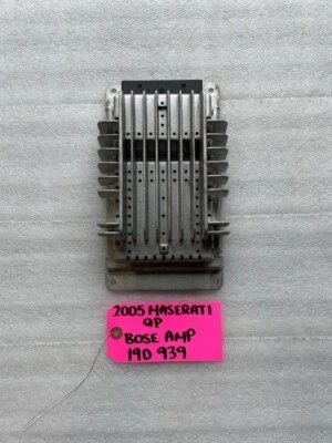06 MASERATI QUATTROPORTE M139 OEM BOSE STEREO RADIO VERSTÄRKER 190939 45K 03-08 - Bild 1 von 4