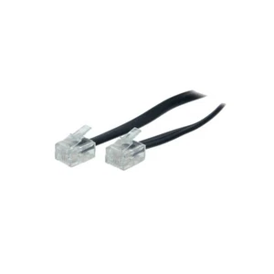 1,5m Telefon-Anschlusskabel RJ11/RJ11 (6/4 Westernstecker, 1:1 Schaltung) NEU ! - Bild 1 von 3
