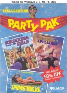 Spellcasting: Party Pak 101 201 301 PC Mac Game 1993 Windows 10 11 - Bild 1 von 2
