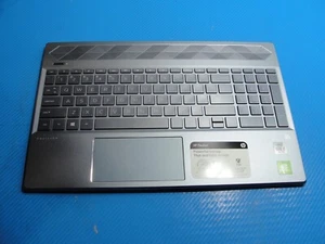 HP Pavilion 15-cs3073cl 15.6" Palmrest w/Backlit Keyboard Touchpad L49391-001 - Picture 1 of 7