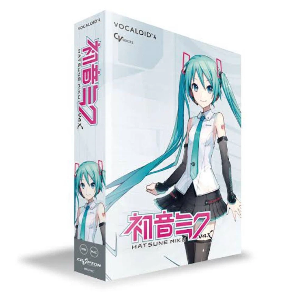 VOCALOID4 Hatsune Miku V4X incl. ENGLISH PACKAGE DVD Software CRYPTON Japan - Image 1 of 1