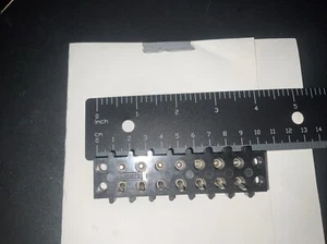 Jones SERIES FEED THROUGH THRU HOLE HEAVY DUTY 7 POS TERMINAL BLOCK - Picture 1 of 5