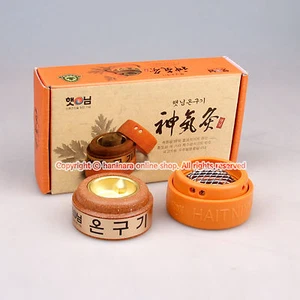 Shinkigoo Power moxa Holder(Burner) 1set with  Ssuk-Bong moxa roll 52pcs (A/B) - Picture 1 of 6