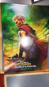 2017 STAN LEE LACC LA COMIC CON EXCLUSIVE 2 SIDED POSTER MARVEL THOR RAGNAROK - Picture 1 of 2