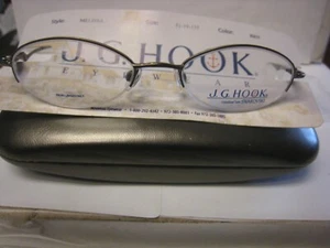 JG HOOK EYEGLASS FRAMES Style MELISSA  in BROWN   Sz. 51-19-135   Free  CASE - Picture 1 of 5