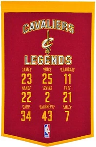 SPORTS BANNER ~ CLEVELAND CAVALIERS LEGENDS ~ NWT ~ FREE SHIPPING - Picture 1 of 1