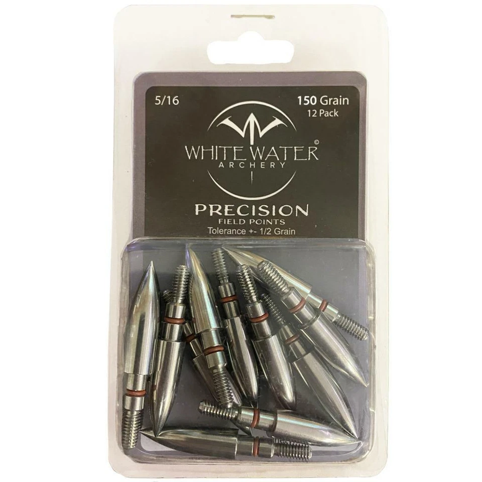 White Water Archery Precision Stainless Steel Field Practice Points 5/16" Dia