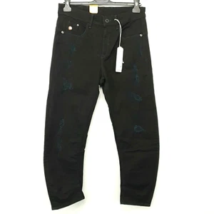 Pantalones de mezclilla para mujer G-Star W25 L32 relajados rectos recortados TIPO C 3D sueltos elásticos - Imagen 1 de 11