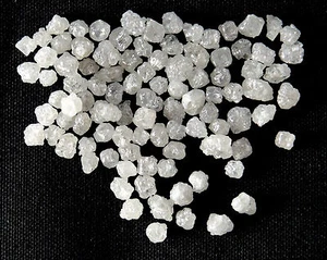 Natural Loose Diamonds Rough White Color I3 Clarity 1.30 to 1.80 MM 500 Pcs Q11 - Picture 1 of 5