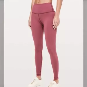 Lululemon Wunder Under High Rise Luxtreme Dusty Rose 2 - Picture 1 of 8