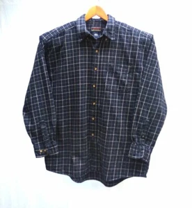 Men's XXL Galyans Vintage Cotton Buttonfront Blue Flannel Shirt   B58 - Picture 1 of 5