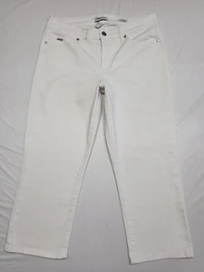 Nine West Jeans Chrytie Capri Womens Size 10 Stretch White 33 X 22 - Picture 1 of 18