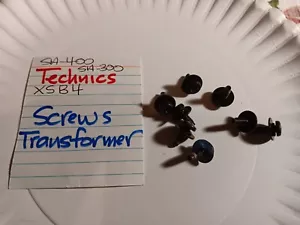 📈TECHNICS SA-400 SA-300 RECEIVER 👈 💥TRANSFORMER MOUNTING SCREWS 💥 OEM SCREWS - Picture 1 of 2
