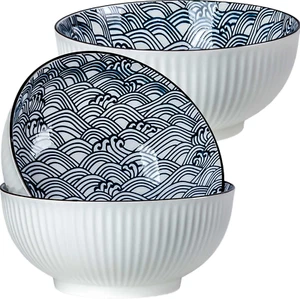 60 Oz Large Soup Bowl, Pho Bowls, Japanese Ramen Bowl Set, Big Porcelain Bowls S - Picture 1 of 7