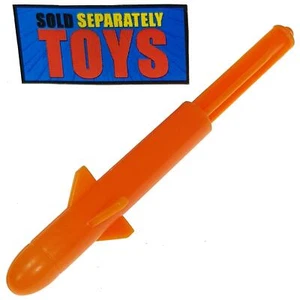 Vtg Tiger Electronics Battle Vision MISSILE rocket orange accessory part TV game - Picture 1 of 7