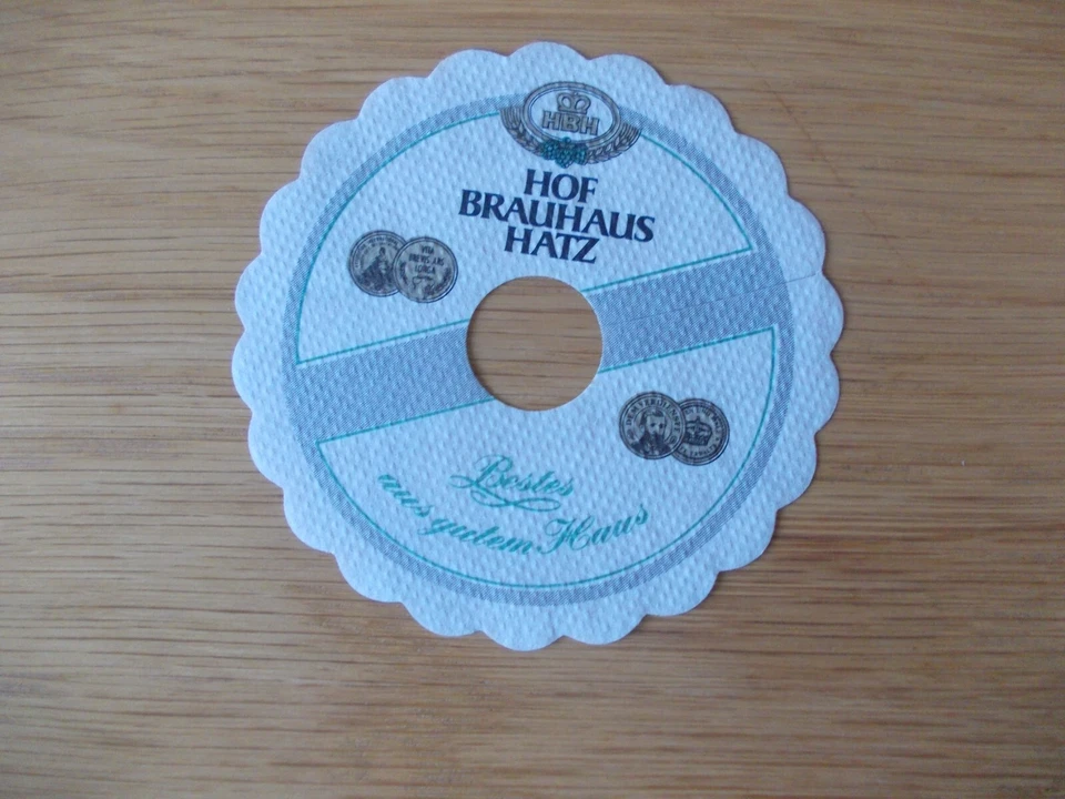 altes Pilsdeckchen Brauerei Hofbrauhaus Hatz Rastatt - Bild 1 von 1