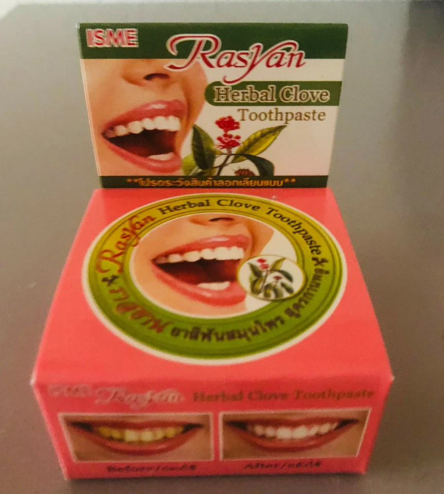 Rasyan Herbal Clove Pulver-Zahnpasta - 25g