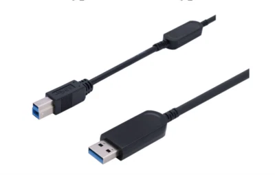 USB 3.2 Gen 1, A to B, AOC - 33 ft. (10M),  66 ft. (20M), or 99ft. (30M)) - Image 1 of 3