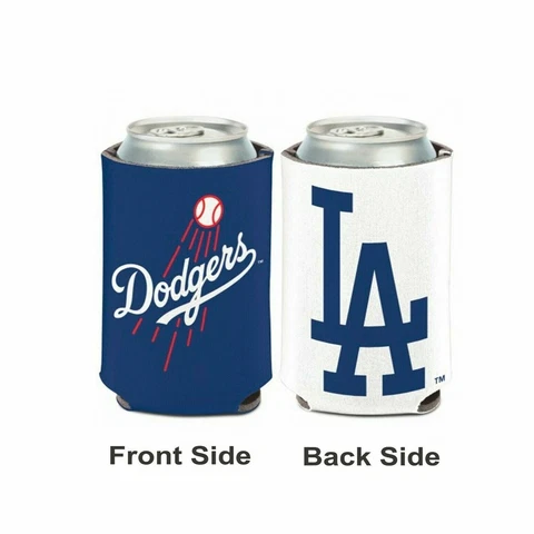 New MLB Los Angeles Dodgers Baseball League Licensed Can Cooler Drink Cooler Cover