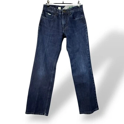 Volcom Blackhart Jeans Mens Size 28x29 Relaxed Fit Dark Wash Denim Straight-Leg - Image 1 of 4