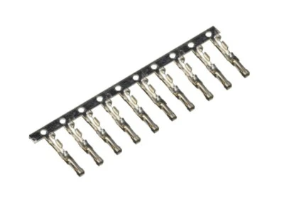 2.54mm Molex 2520 Female Connector Crimp Contact Pin Terminal Copper-Tin 200pcs  - Image 1 of 3