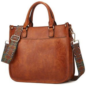 Women's Vintage Crossbody Bag Elegant Multi-Pocket Shoulder Handbag Fashion Bag - Picture 1 of 10