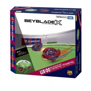 Takara Tomy Beyblade X UX-00 Bey Kick Off Set FC Barcelona Ver. DX Stadium - Picture 1 of 9