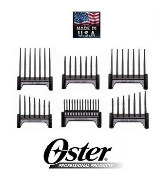 Oster 6 шт направляющая для резки подходит для моделей Oster 974, 284, 650, 820, машинки для стрижки #76926-600 - Изображение 1 из 3