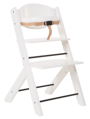 BABY wooden Highchair (solid beech) MADE in EUROPE -TREPPY White,Walnut - Image 1 of 4