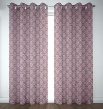S4sassy Floral Damask Living Room Eyelet Curtain Drapers -FL-35F