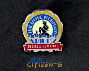 Little Mermaid ARIEL'S UNDERSEA ADVENTURE Pin DCA Attraction Logo Series 2016 - Picture 1 of 4