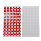 3 Blatt Zahl Aufkleber 1-180 Etikett für Nagellack Farbe Runde Hologramm Marke _cu