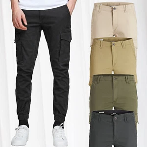 Pantalón Jogger Cargo Hombre JACK & JONES PAUL FLAKE AKM 542 Twill Denim - Imagen 1 de 26
