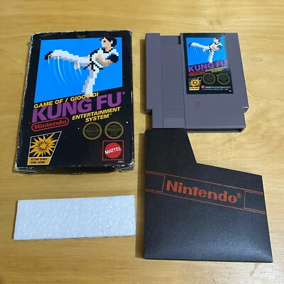Nintendo NES Boxed Games - Kung Fu Sports Series Mattel Version 5 Screw GBR - Image 1 of 4