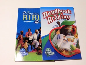 Lot of 2 A Beka 1st & 2nd Grade Books, Bible , Handbook for Reading, abeka - Bild 1 von 1
