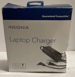 Insignia Universal 90W Laptop Charger Black NS-PWLC591 w/6 Charging Tips - Picture 1 of 3