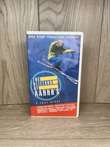 The Blizzard of Aahhh’s A True Story VHS Tape 1992 Greg Stump Production Skiing - Picture 1 of 5
