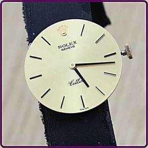 Rolex Cal1601 Cuerda Manual 19 Joyas Movimiento para RELOJ CELLINI Funcionando - Imagen 1 de 9
