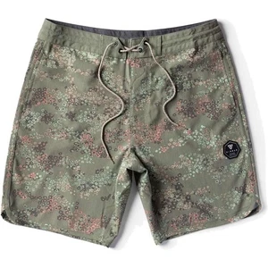 Vissla Botanica 18.5" Board Shorts - Men's - Vintage Green - Picture 1 of 4