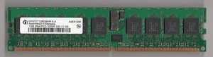 Infineon / Qimonda Hys72T128020Hr-5-A Pc2-3200R Ddr2 400 1Gb Ecc Reg 1Rx8 (For - Picture 1 of 1
