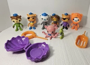 2010-12 Octonauts Figures Lot Kwazii Peso Shellington Dashi Inkling Seahorse - Picture 1 of 12