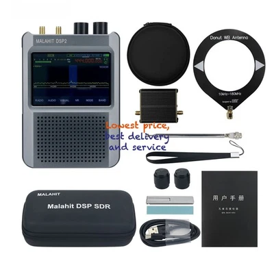 Último Firmware Autorizado 2.40 Malahit-DSP2 SDR Receptor de Malaquita con Antena Foto 1 de 4
