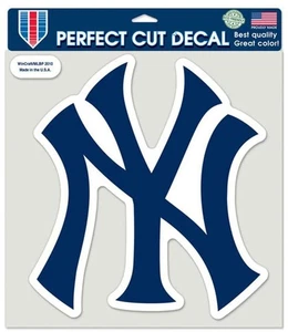 New York Yankees 8"x8" Perfect Cut Car Decal [NEW] MLB Car Auto Sticker Emblem - Picture 1 of 1