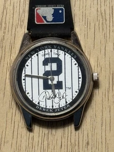 Derek Jeter #2 New York Yankees MLB Game Time Watch Fan Gift - For Parts - Picture 1 of 5